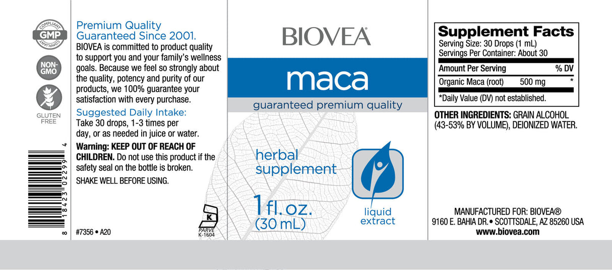 Maca Liquid Drops / 30 ml - Nutra Best Europe