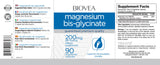 Magnesium Bis-glycinate 200 mg / 90 Caps - Nutra Best Europe