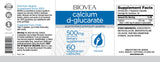 Calcium D-glucarate 500 mg / 60 Caps - Nutra Best Europe