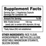 Milk Thistle 100 mg / 60 Caps - Nutra Best Europe