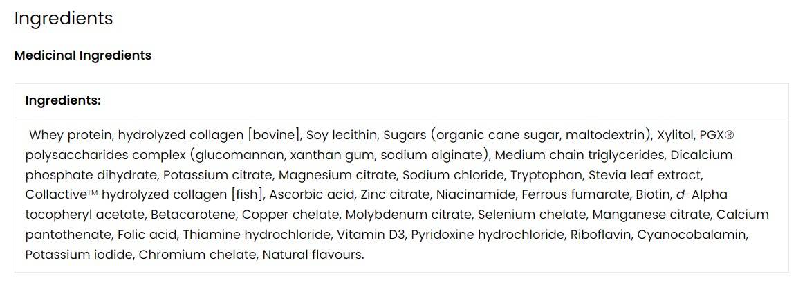 Total Body Collagen | Total Meal Replacement - 855 grams - Nutra Best Europe