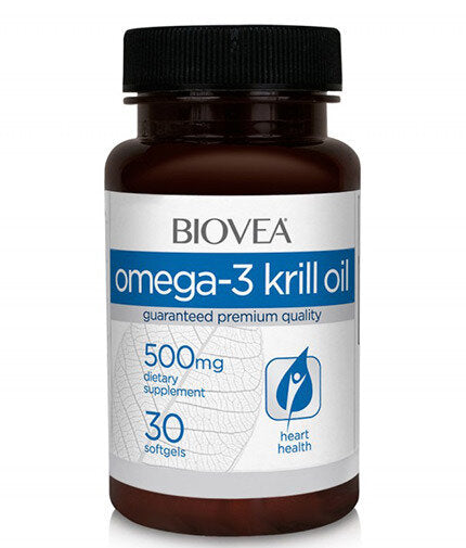 Omega-3 Krill Oil 500 mg / 30 Softgels - Nutra Best Europe