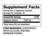 Raspberry Ketone 750 mg / 60 Caps - Nutra Best Europe