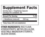 Reduced Glutathione 250 mg / 60 Caps - Nutra Best Europe