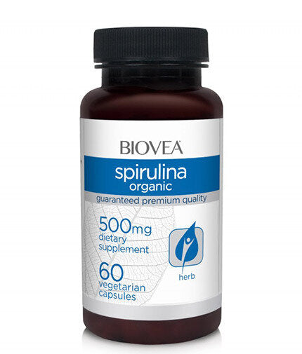 Spirulina Organic 500 mg / 60 Caps - Nutra Best Europe