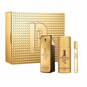 Paco Rabanne 1 Million Eau De Toilette Spray 100ml Set 3 Pieces - Nutra Best Europe