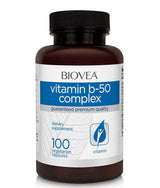 Vitamin B-50 Complex 50 mg / 100 Caps - Nutra Best Europe