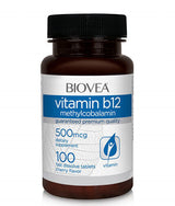 Vitamin B12 500 Methylcobalamin Fast Dissolve / 100 Tabs - Nutra Best Europe