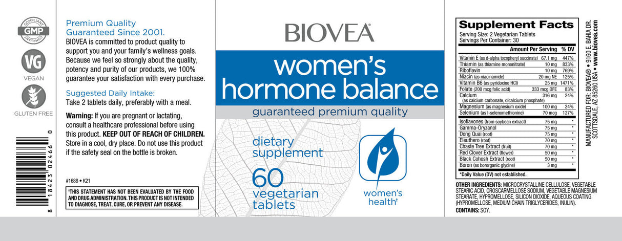 Women`s Hormone Balance / 60 Tabs - Nutra Best Europe