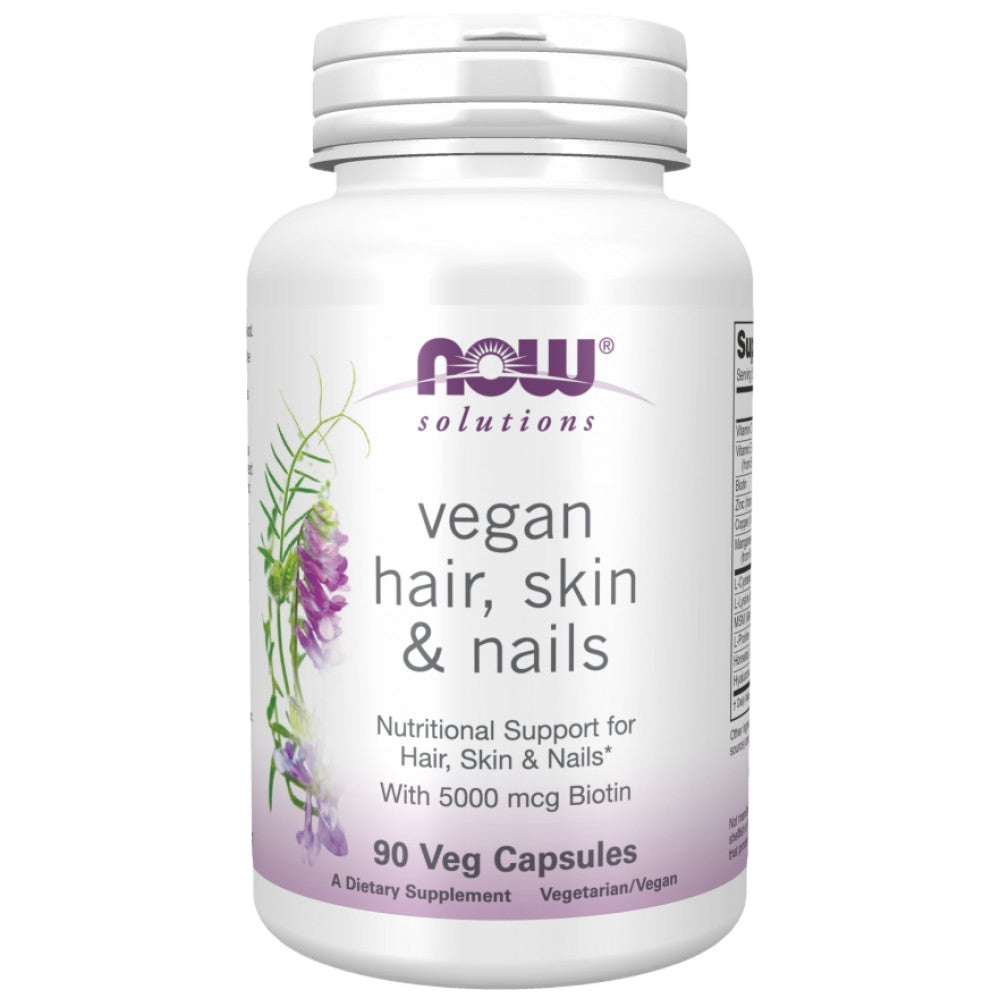 Vegan Hair, Skin & Nails - 90 capsules - Nutra Best Europe