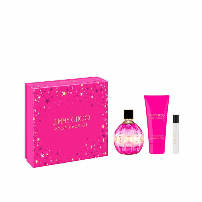 Jimmy Choo Rose Passion Eau De Perfume Spray 100ml Set 3 Pieces - Nutra Best Europe