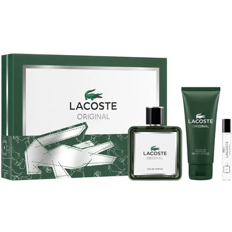 Lacoste Original Eau De Parfum Spray 100ml Set 3 Pieces - Nutra Best Europe