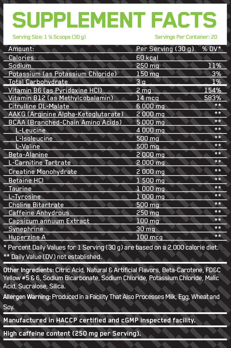 PRE Build - Pre-workout - 0.600 KG - Nutra Best Europe