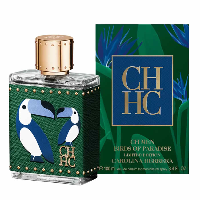 Carolina Herrera CH Men Birds Of Paradise Eau De Parfum Spray 100ml Limited Edition - Nutra Best Europe