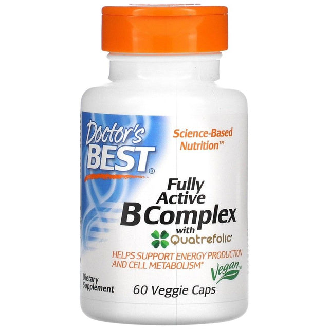BEST Fully Active B Complex | with Quatrefolic® - 60 capsules - Nutra Best Europe