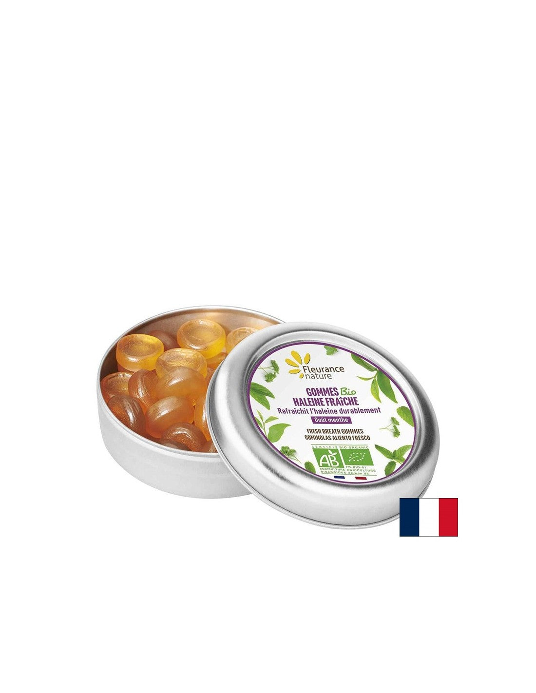 Friss lehelet Gummi, 35 g Fleurance Nature