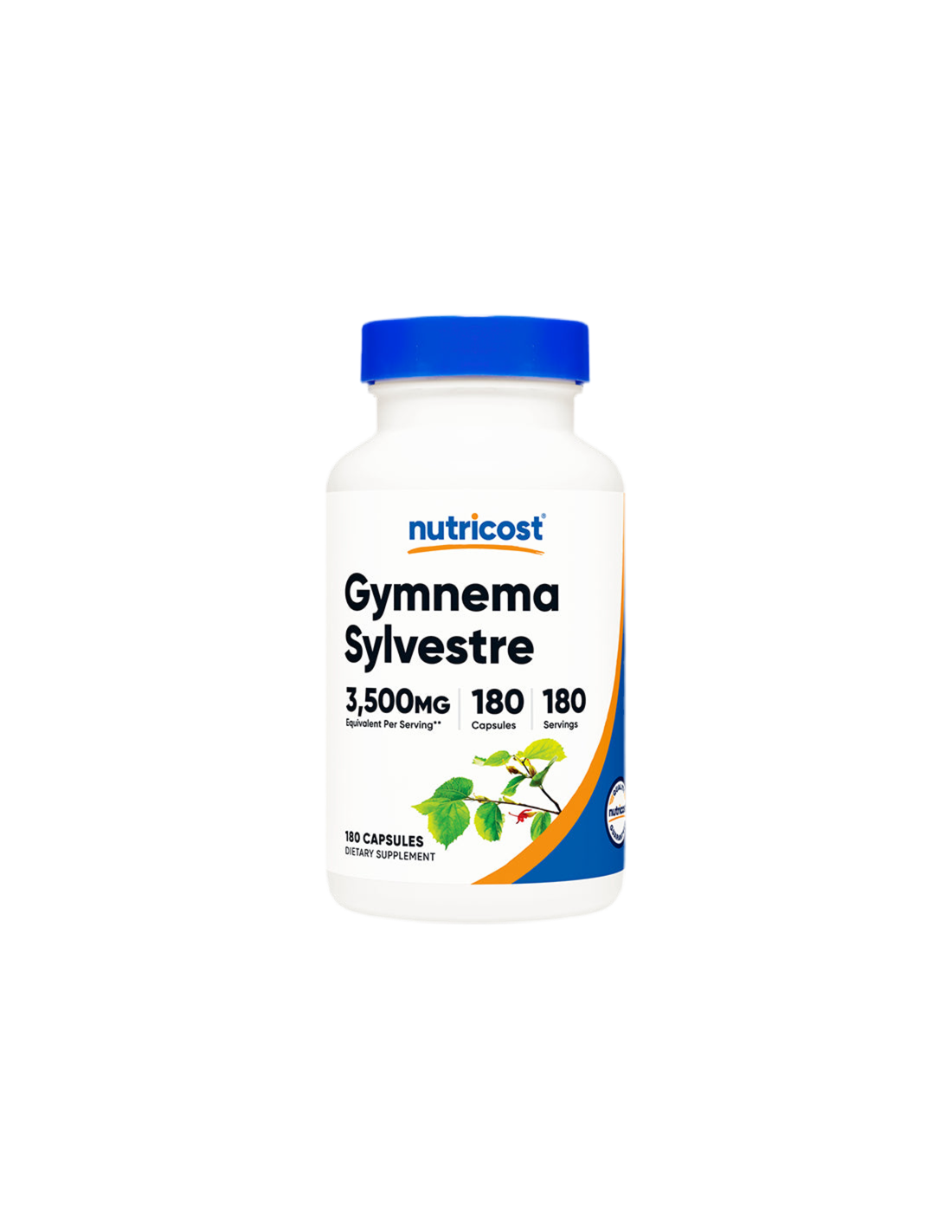 Cukorbetegség és vércukorszint - Gymnema, 3500 mg/180 kapszula, 180 adag <tc>Nutricost</tc>
