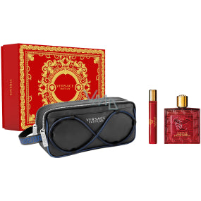 Versace Eros Flame Eau De Parfum Spray 100ml Set 3 Pieces - Nutra Best Europe