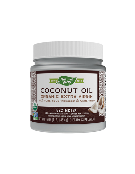 Raw Coconut Oil Organic - 454 grams - Nutra Best Europe