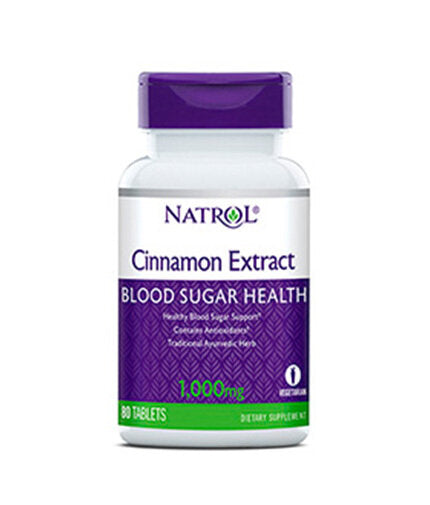 Cinnamon Extract 1000mg / 80 Tabs. - Nutra Best Europe