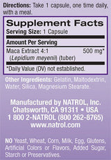 Maca 500mg. / 60 Caps. - Nutra Best Europe
