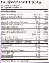 Skin Hair Nails 60 Caps. - Nutra Best Europe