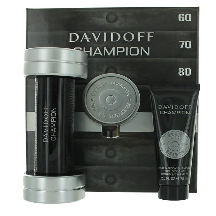 Davidoff Champion Eau De Toilette Spray 90ml Set 2 Pieces - Nutra Best Europe