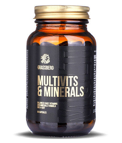 GRASSBERG Multivits & Minerals (60 capsules) - Nutra Best Europe