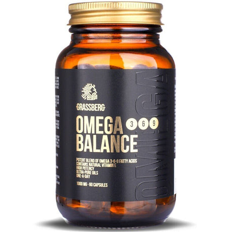 GRASSBERG Omega 3-6-9 Balance 1000 mg 60/90 Caps - Nutra Best Europe