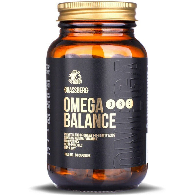 GRASSBERG Omega 3-6-9 Balance 1000 mg 60/90 Caps - Nutra Best Europe
