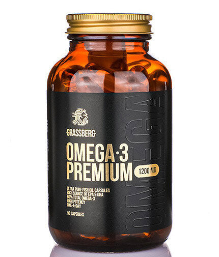 GRASSBERG Omega-3 Premium 1200 mg 90 Softgels - Nutra Best Europe