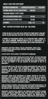 GRASSBERG Omega-3 Value 1000 mg 60/90/120 / Caps - Nutra Best Europe