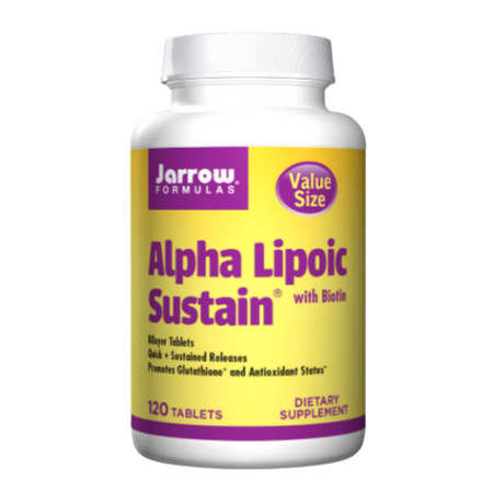 Alpha Lipoic Sustain 300 mg - 120 Tablets - Nutra Best Europe