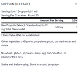 Bee Propolis 500mg - Bee Propolis - 29.6ml - Nutra Best Europe