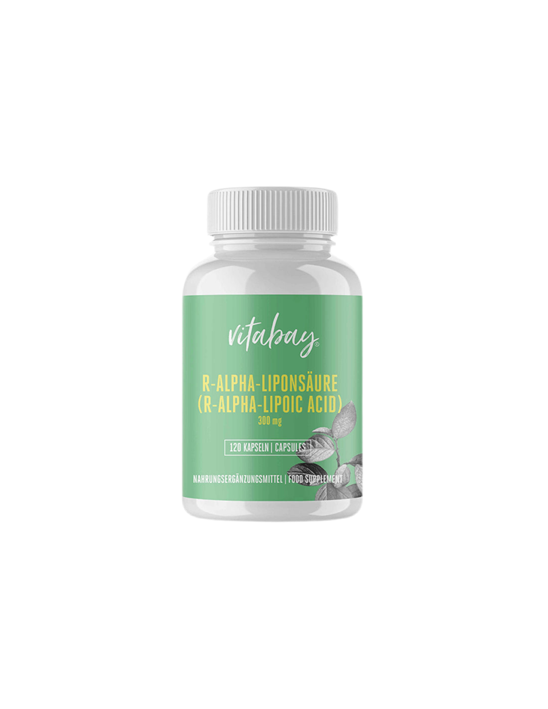 R-Alpha-lipoic (thioctic) acid - R-Alpha Liponsäure – Thioctsäure, 120 capsules Vitabay - Nutra Best Europe