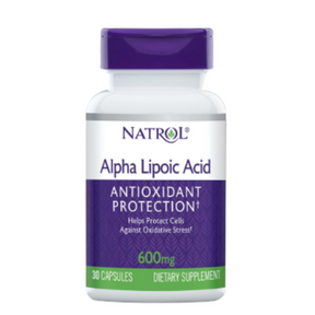 Alpha Lipoic Acid 600mg - Alpha Lipoic Acid 30 capsules - Nutra Best Europe