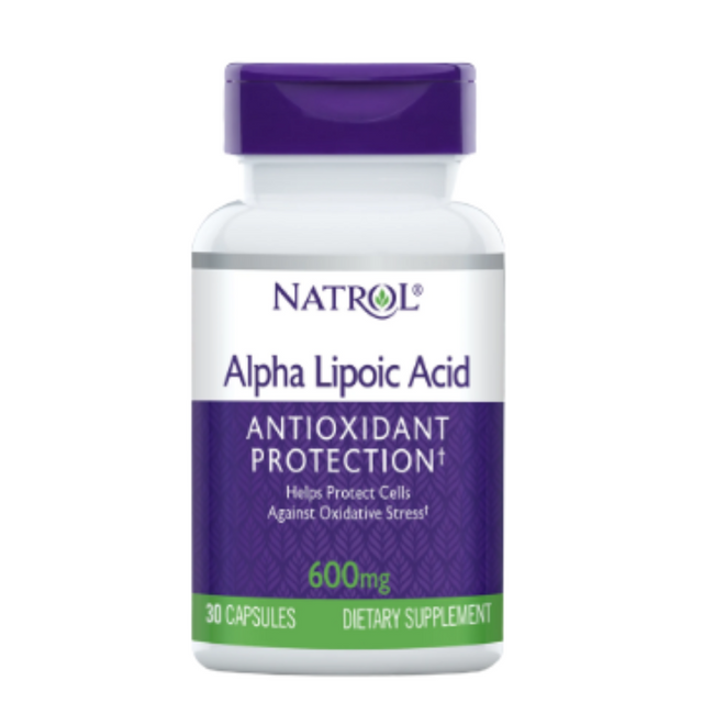 Alpha Lipoic Acid 600mg - Alpha Lipoic Acid 30 capsules - Nutra Best Europe
