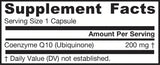 Co-Q10 (Ubiquinone) 200 mg - 60 capsules - Nutra Best Europe
