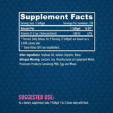 Vitamin D-3 / 400 IU / 250 Softgels - Nutra Best Europe