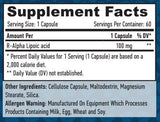 R-Alpha Lipoic Acid / 60 Vcaps - Nutra Best Europe