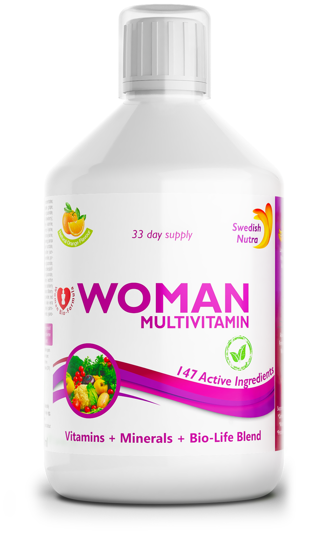 Women multivitamins for women with Collagen 1497 mg - 147 active ingredients /500 ml/ - Nutra Best Europe