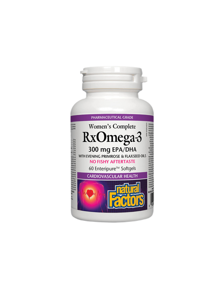 RxOmega Women's Complete 3 1035 mg - 60 Softgels - Nutra Best Europe