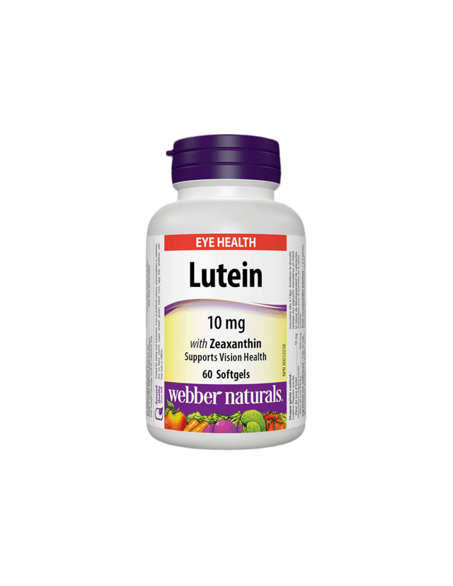 Lutein with Zeaxanthin 10 mg, 60 softgel capsules - Nutra Best Europe