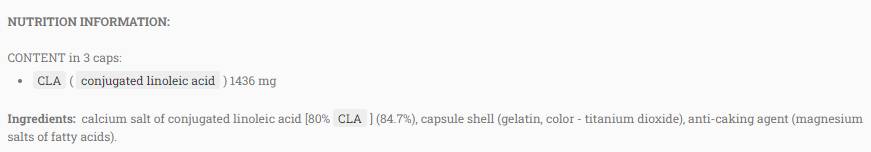 CLA | Conjugated Linoleic Acid - 90 Softgels - Nutra Best Europe