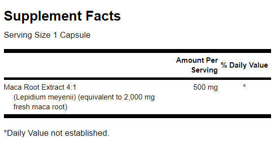 Maca 500 mg - 60 kapszula