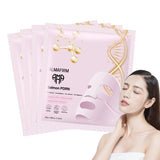Koreai arcmaszk lazac DNS-sel, peptidekkel, kollagénnel, panthenollal és niacinamiddal - 4 darab dobozban