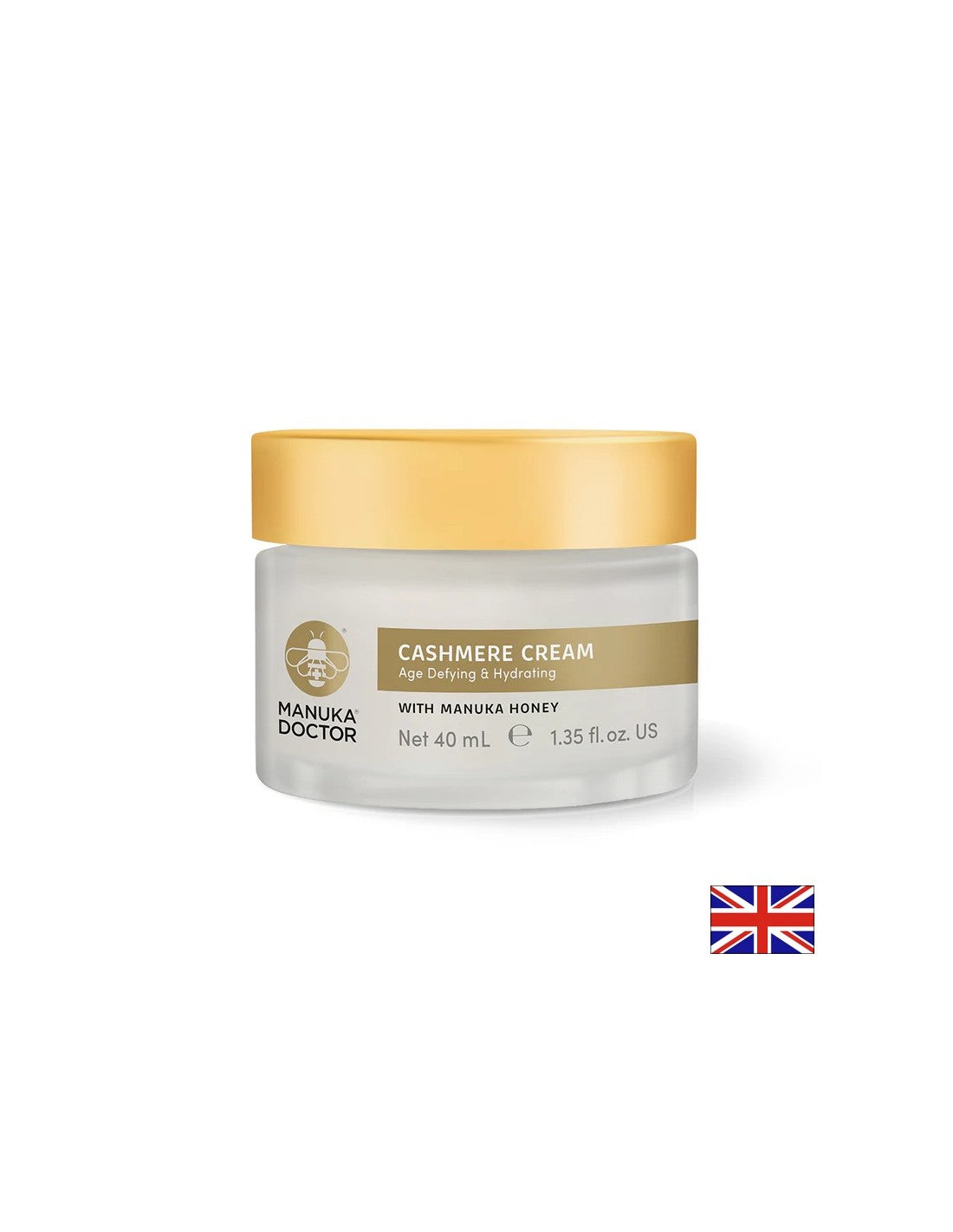Öregedésgátló arckrém kasmírral és manuka mézzel, 40 ml