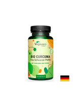 Ízületek és jó emésztés támogatására - Kurkuma + Fekete bors BIO, 400 mg x 60 kapszula <tc>Vegavero</tc>