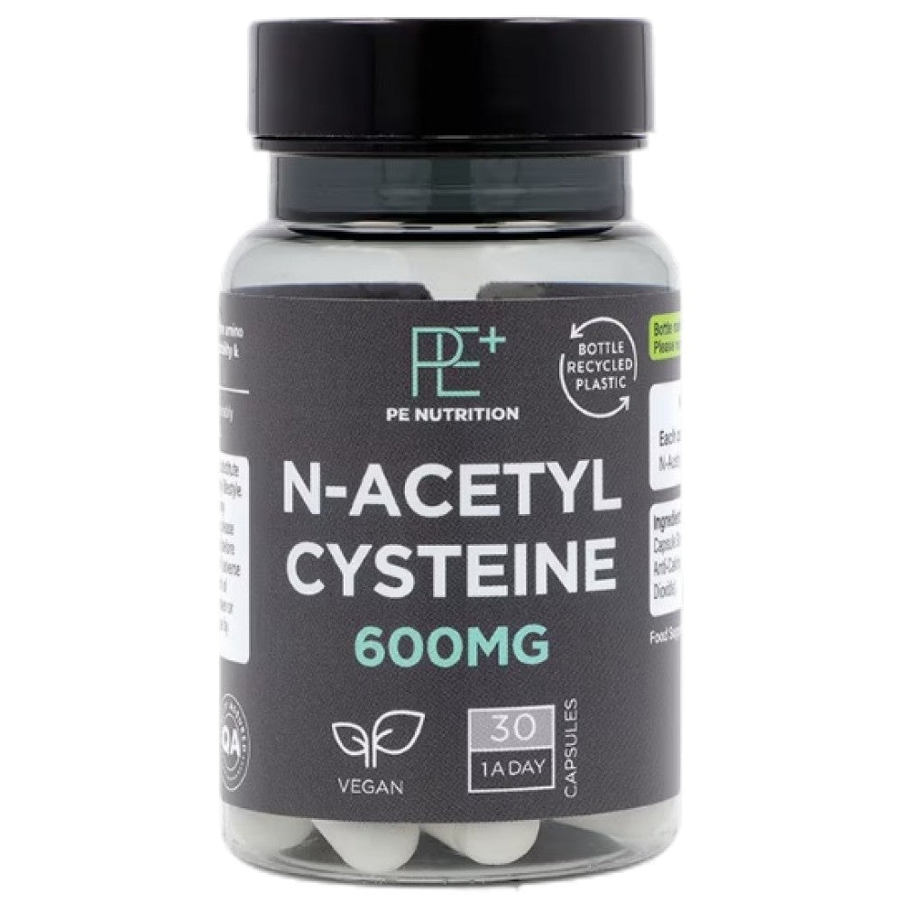 PE Nutrition | N-Acetyl Cysteine 600 mg 30 capsules - Nutra Best Europe