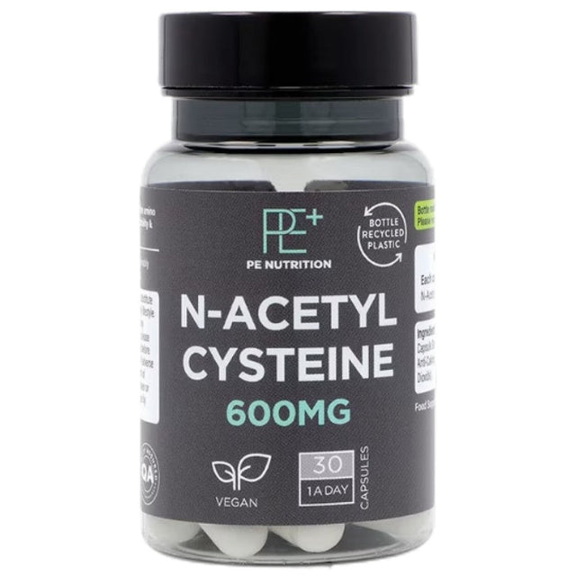 PE Nutrition | N-Acetyl Cysteine 600 mg 30 capsules - Nutra Best Europe